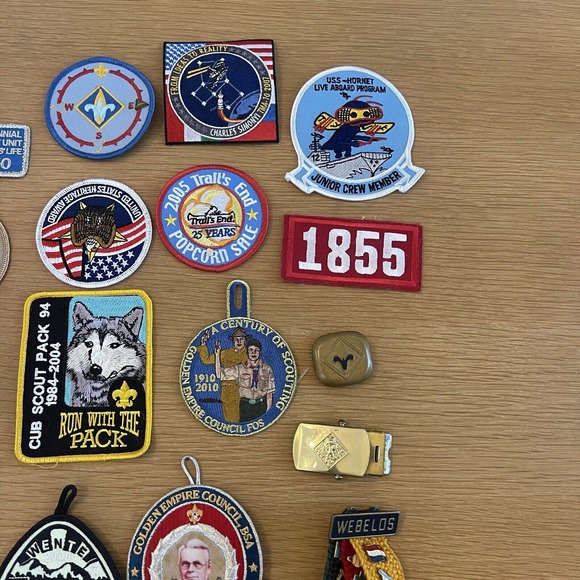 Vintage Boy Scouts of America Patch Pin Button Lot Bay Area Golden CA 2000s New - Picture 3 of 9